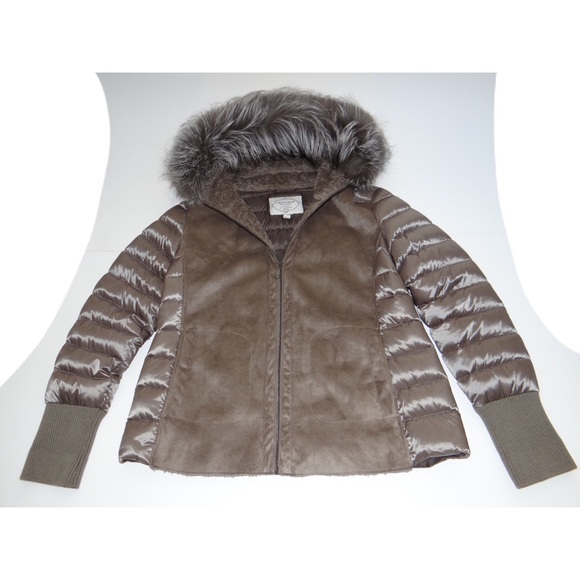 1 Madison Jackets & Blazers - ⭕️ (NEW) Down Feathered Coat with Genuine Fur Trim